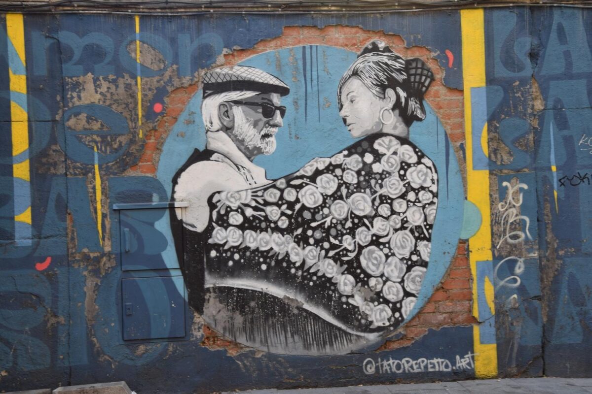 Streetart in Lavapies. Madrid.